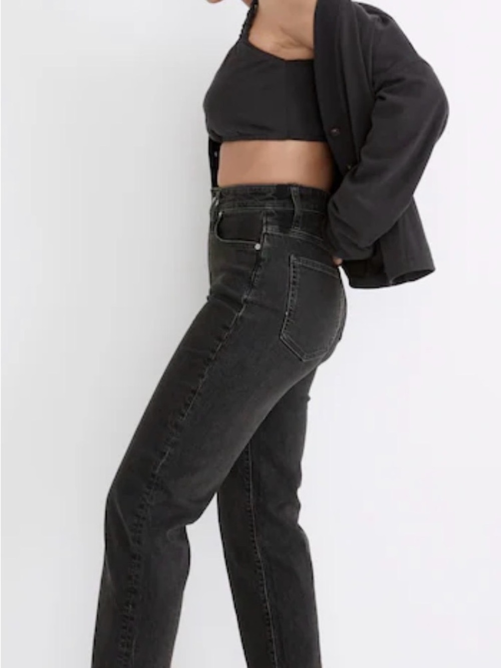 Madewell The Curvy Perfect Vintage Straight Jean in Lunar Wash // 25